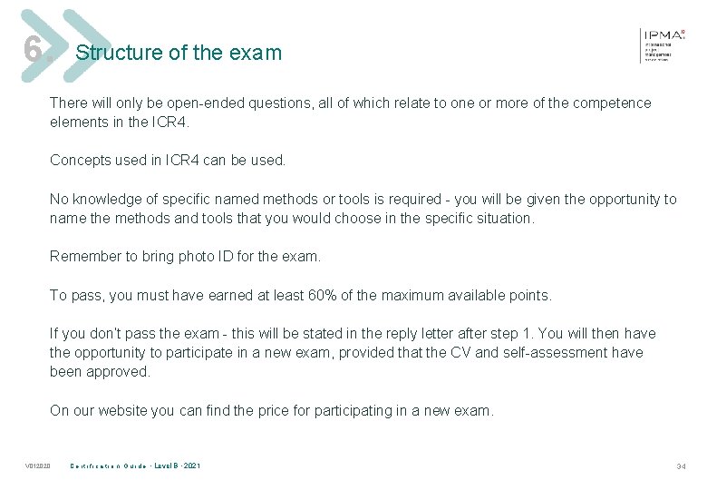 6. Structure of the exam There will only be open-ended questions, all of which