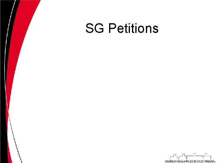 SG Petitions 