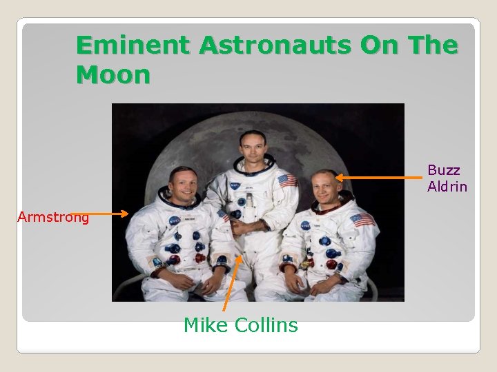 Eminent Astronauts On The Moon Buzz Aldrin Armstrong Mike Collins 