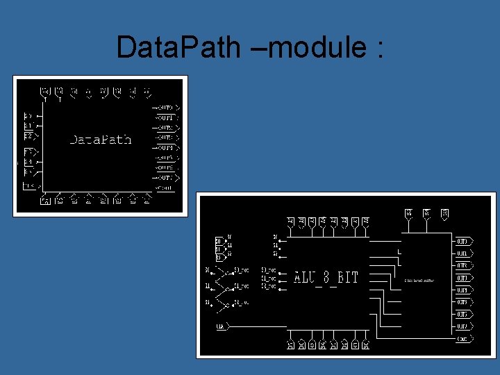 Data. Path –module : 