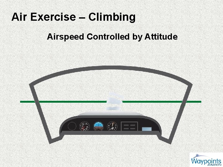 Air Exercise – Climbing Airspeed Controlled by Attitude 
