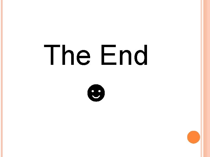 The End ☻ 