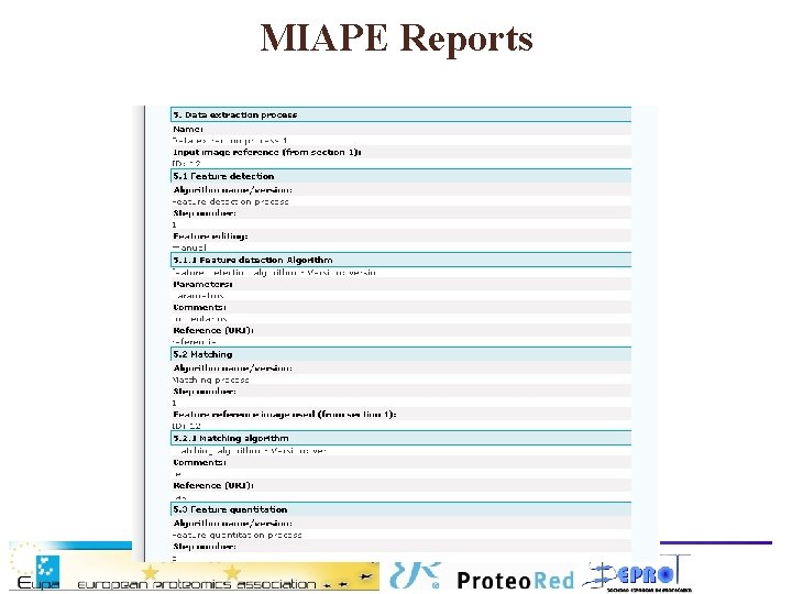 MIAPE Reports 