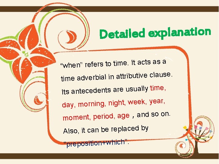 Detailed explanation ts as a c a It. e m ti to rs fe
