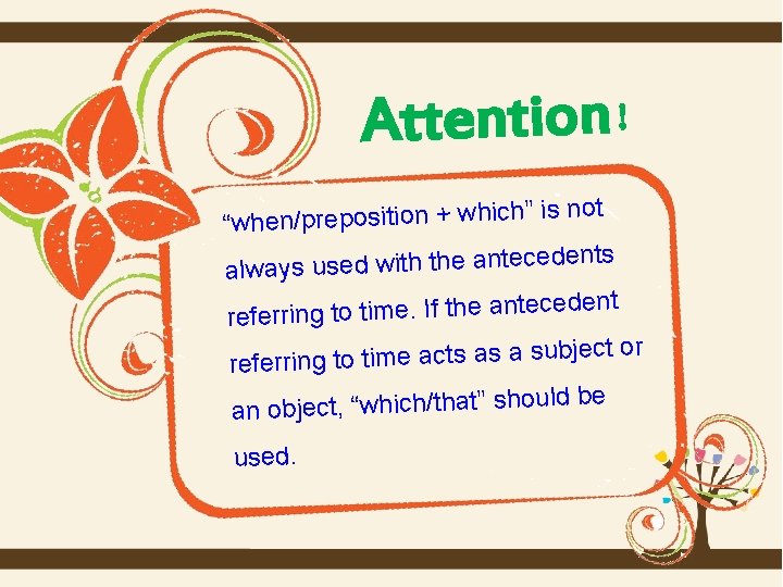 Attention！ not is ” h ic h w + n io it s o