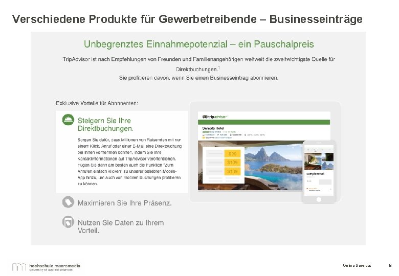 Verschiedene Produkte für Gewerbetreibende – Businesseinträge Online Services 8 