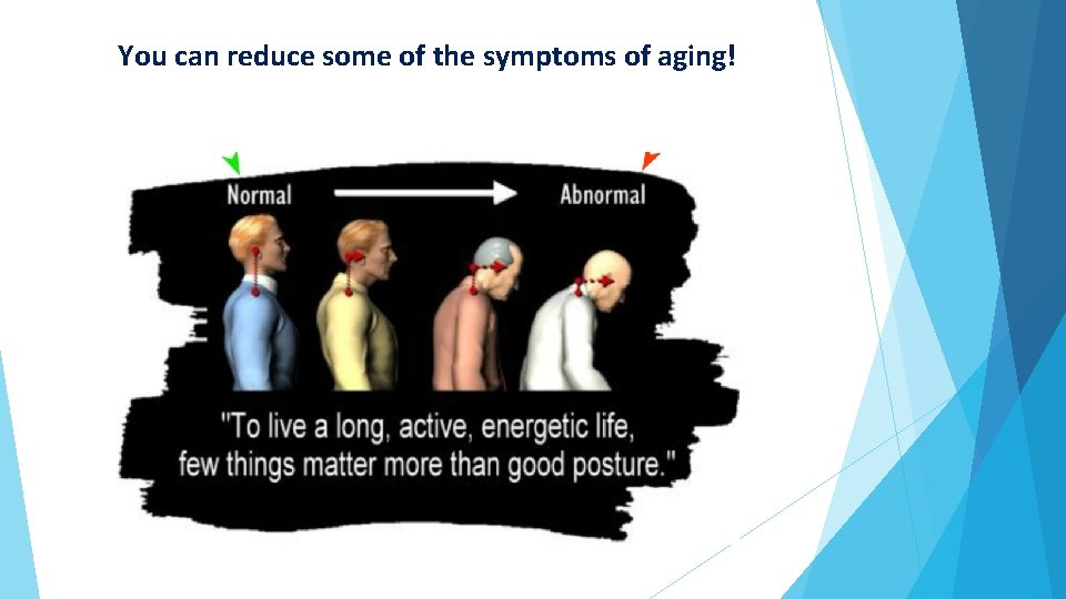 You can reduce some of the symptoms of aging! vvvvvvvvvvvvv 