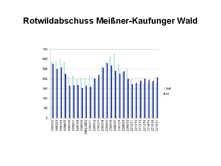 Rotwildabschuss Meißner-Kaufunger Wald 