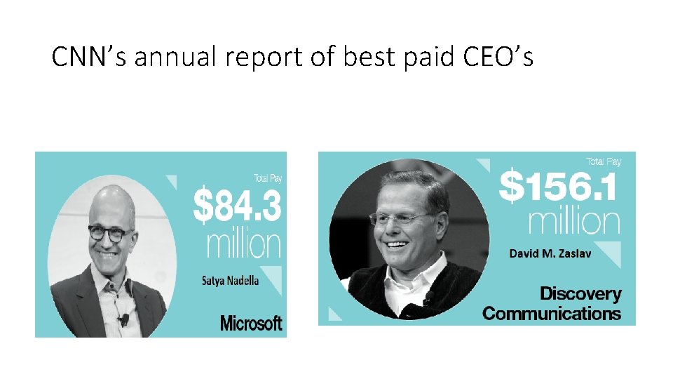 CNN’s annual report of best paid CEO’s 