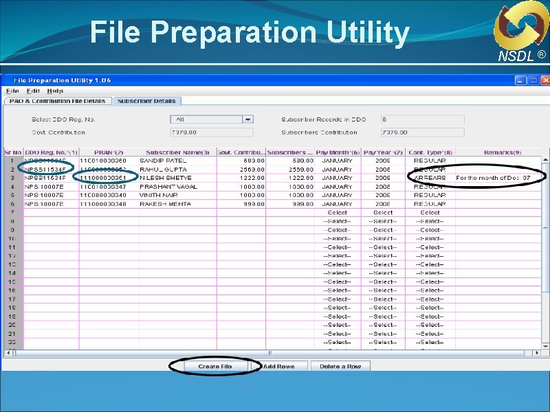 File Preparation Utility NSDL ® File Preparation Utility NSDL ®