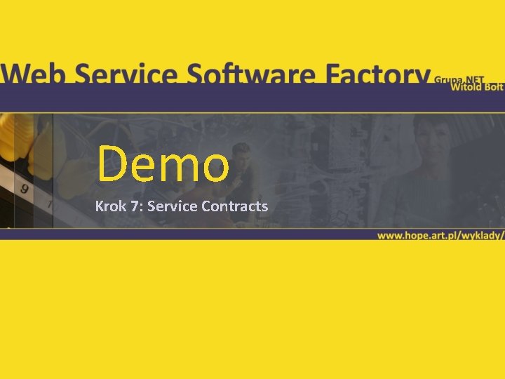 Demo Krok 7: Service Contracts 