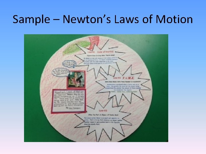 Sample – Newton’s Laws of Motion 