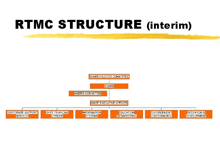 RTMC STRUCTURE (interim) 