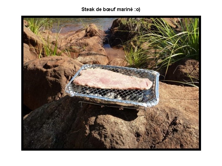 Steak de bœuf mariné : o) 