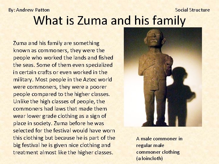 By: Andrew Patton Social Structure What is Zuma and his family are something known