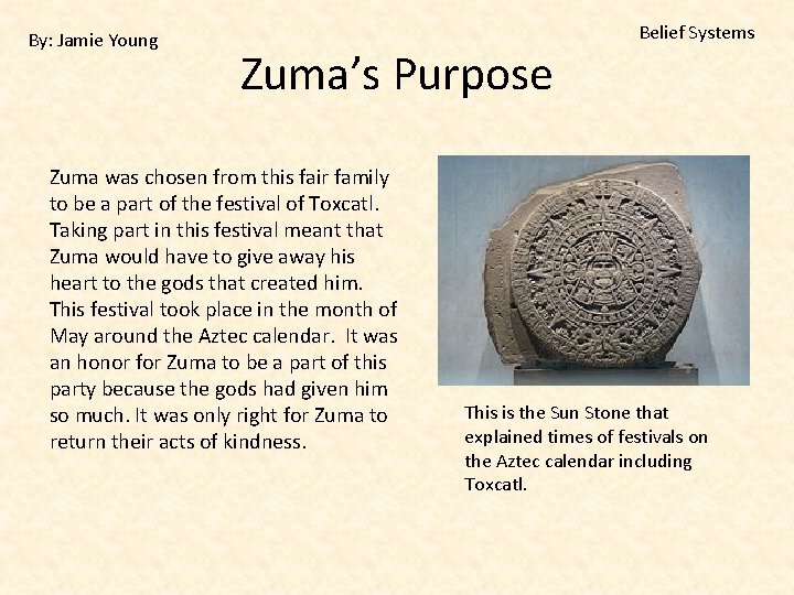 By: Jamie Young Zuma’s Purpose Zuma was chosen from this fair family to be