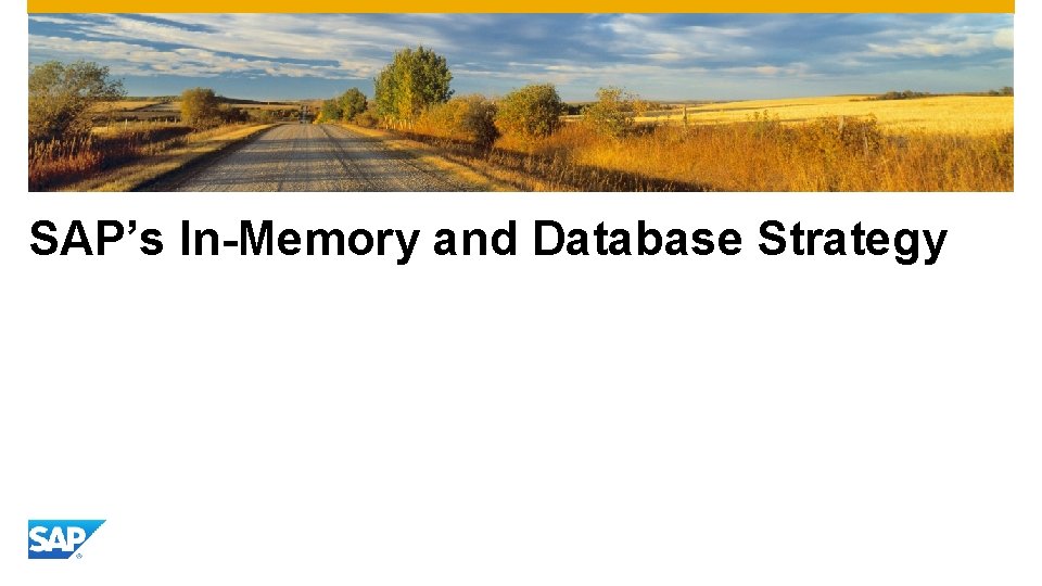 SAP’s In-Memory and Database Strategy 