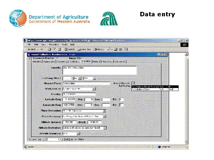 Data entry 