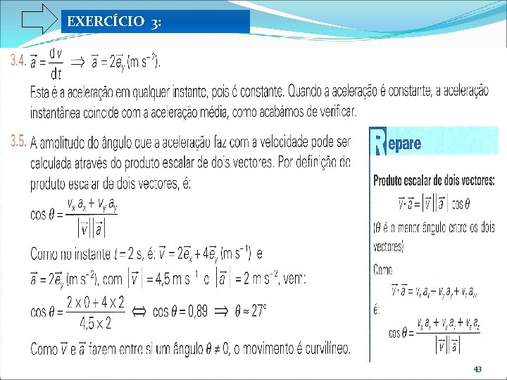 EXERCÍCIO 3: 43 