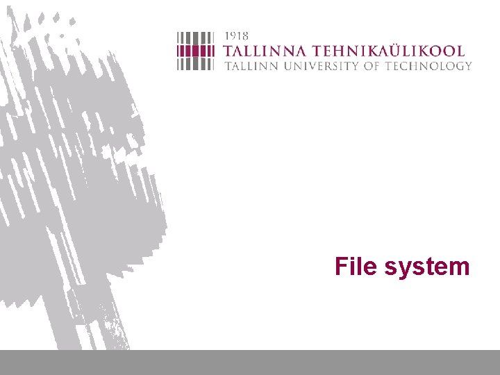 File system 