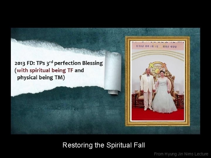 Restoring the Spiritual Fall From Hyung Jin Nims Lecture 