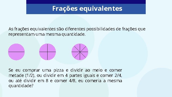 Identificando fraes equivalentes MATEMTICA HABILIDADE EF 05 MA