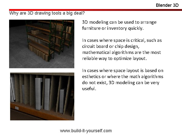 Blender 3 D Why are 3 D drawing tools a big deal? 3 D