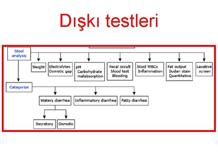 Dışkı testleri 