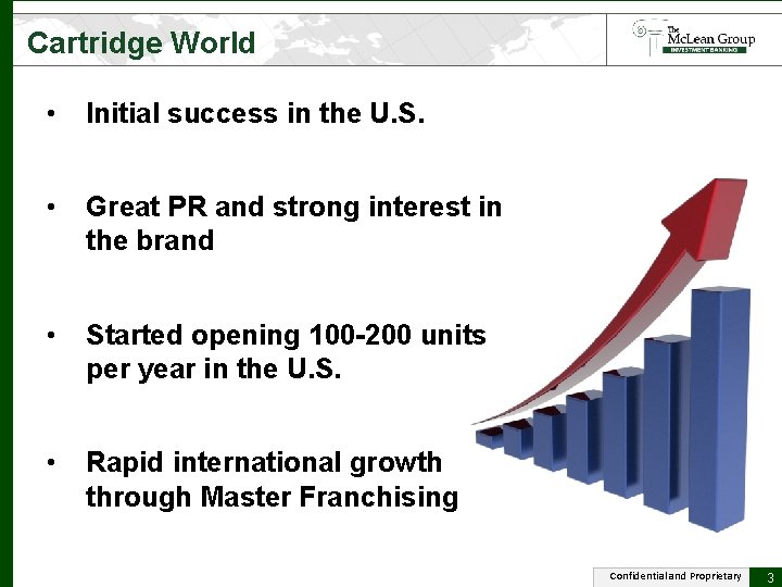 Cartridge World • Initial success in the U. S. • Great PR and strong