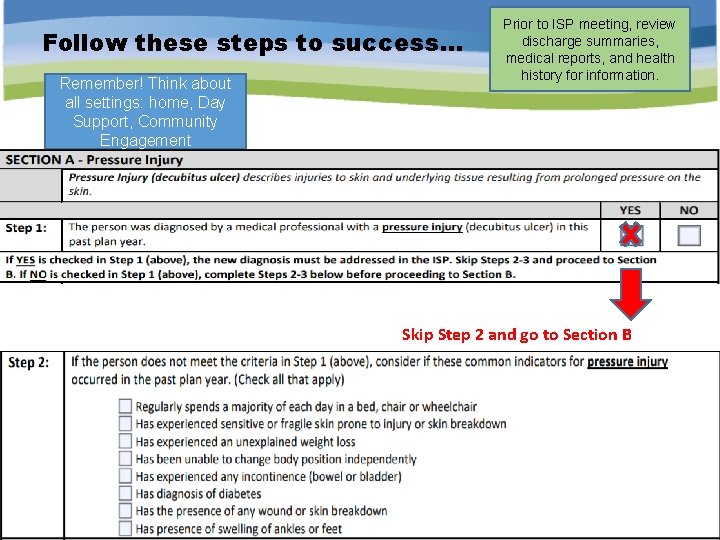 Follow these steps to success… Remember! Think about all settings: home, Day Support, Community