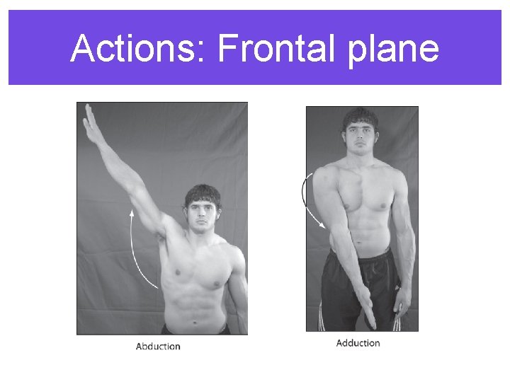 Actions: Frontal plane 