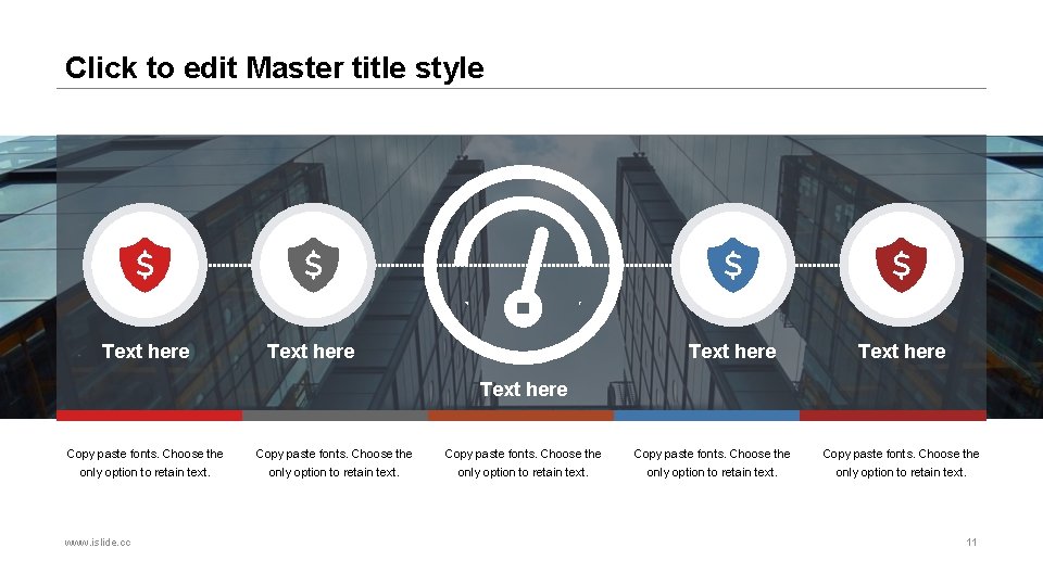 Click to edit Master title style Text here Text here Copy paste fonts. Choose