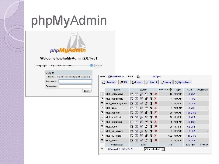 php. My. Admin php. My. Admin