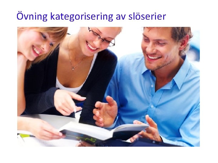 Övning kategorisering av slöserier 