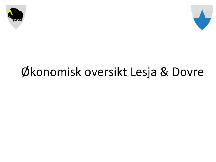 Økonomisk oversikt Lesja & Dovre 