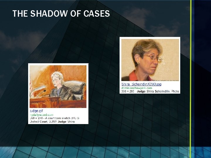 THE SHADOW OF CASES 