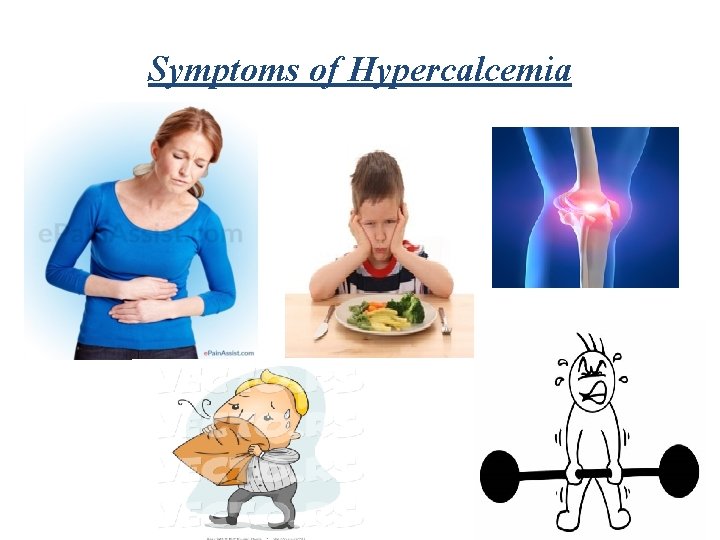 Symptoms of Hypercalcemia 