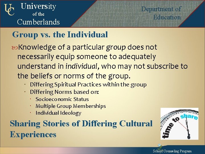 UC University of the Cumberlands Departmentof of. Education Department of Education Departmentofof. Education Departmentof