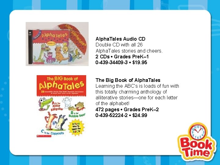 Alpha. Tales Audio CD Double CD with all 26 Alpha. Tales stories and cheers.