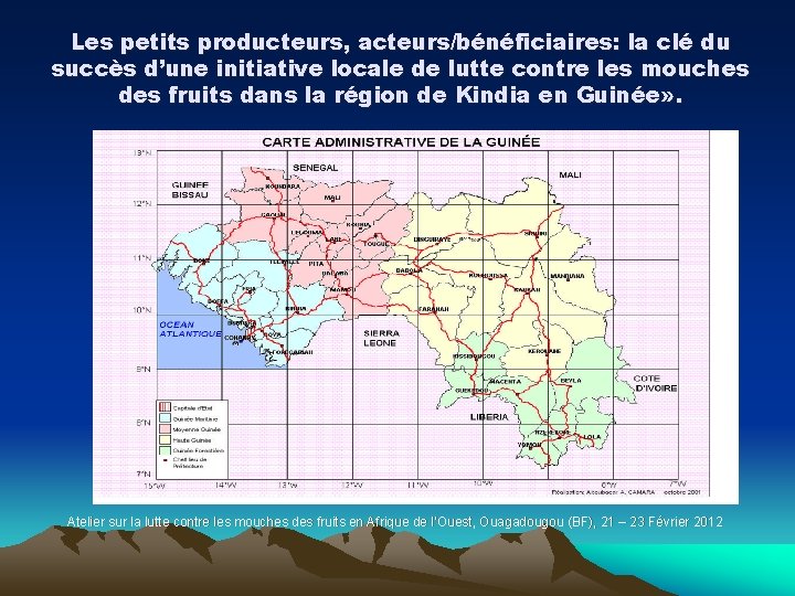 Les petits producteurs, acteurs/bénéficiaires: la clé du succès d’une initiative locale de lutte contre