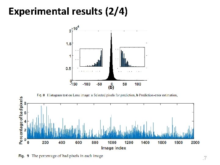 Experimental results (2/4) 17 