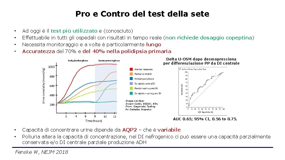 Pro e Contro del test della sete • • Ad oggi è il test