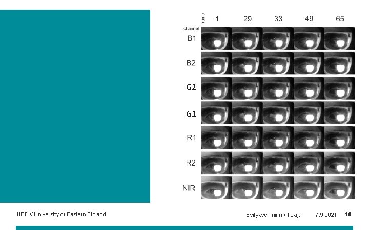 G 2 G 1 UEF // University of Eastern Finland Esityksen nimi / Tekijä