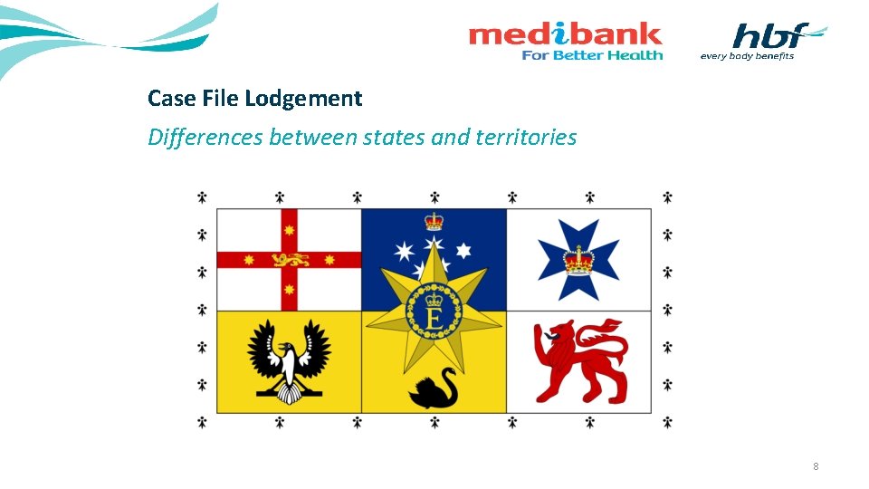 Case File Lodgement Differences between states and territories 8 