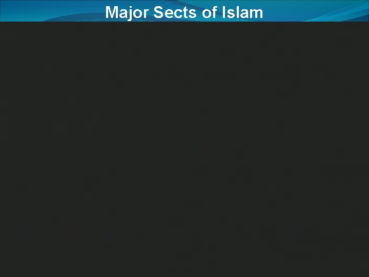 Major Sects of Islam 