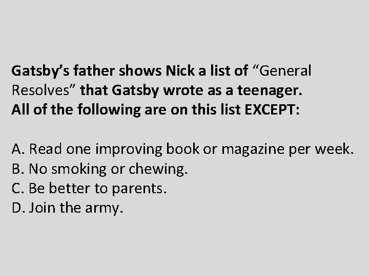 The Great Gatsby The author of the novel