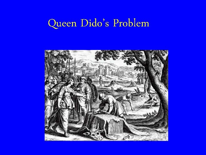 Queen Dido’s Problem 