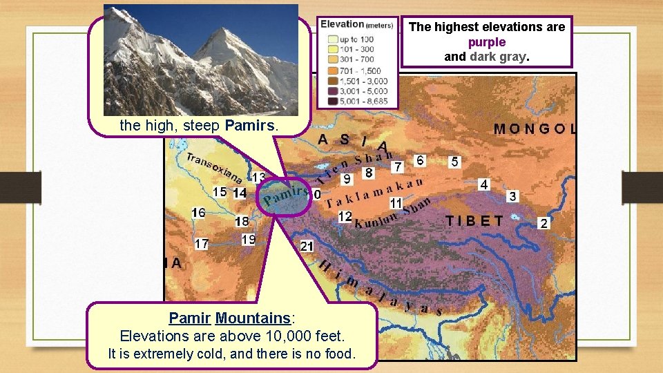 Pamir Mountains: Between Kashgar (#10) and Tashkent (#13), caravans climbed the “Trail of Bones”