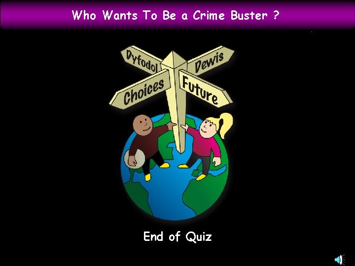 Who Wants To Be a Crime Buster ? End of Quiz 