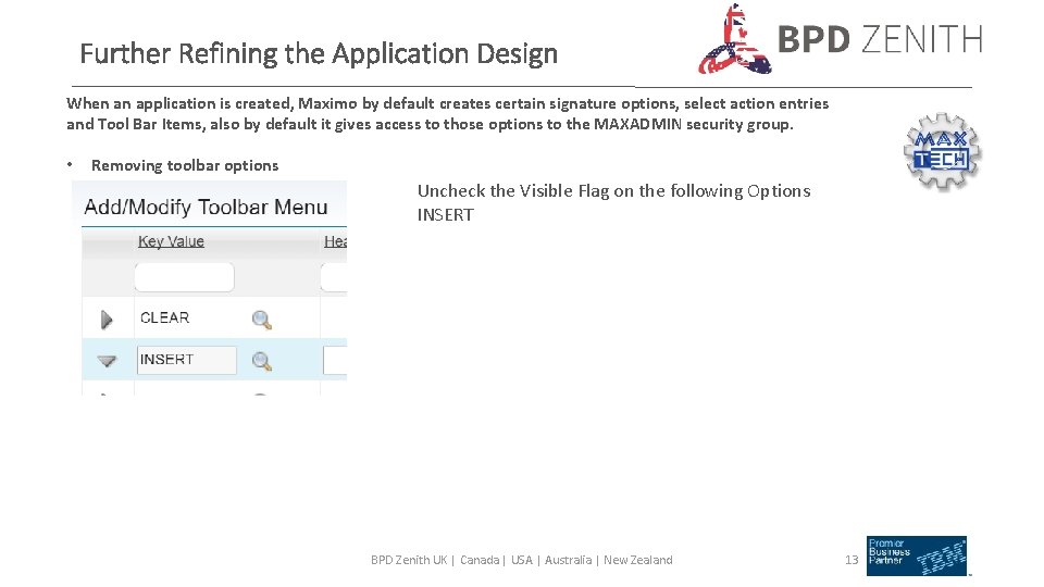 Max TECH Technical Training Build a Custom Application